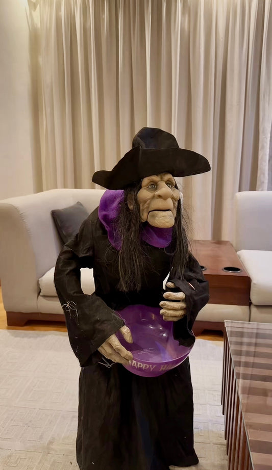 Halloween animated witch