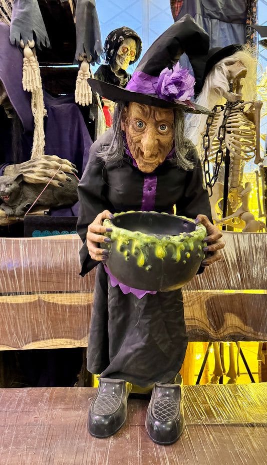 Halloween animated witch