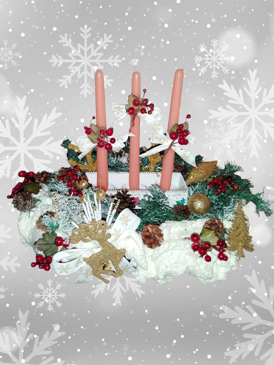 Garland candle holder