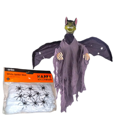 Spider web and zombie bat bundle