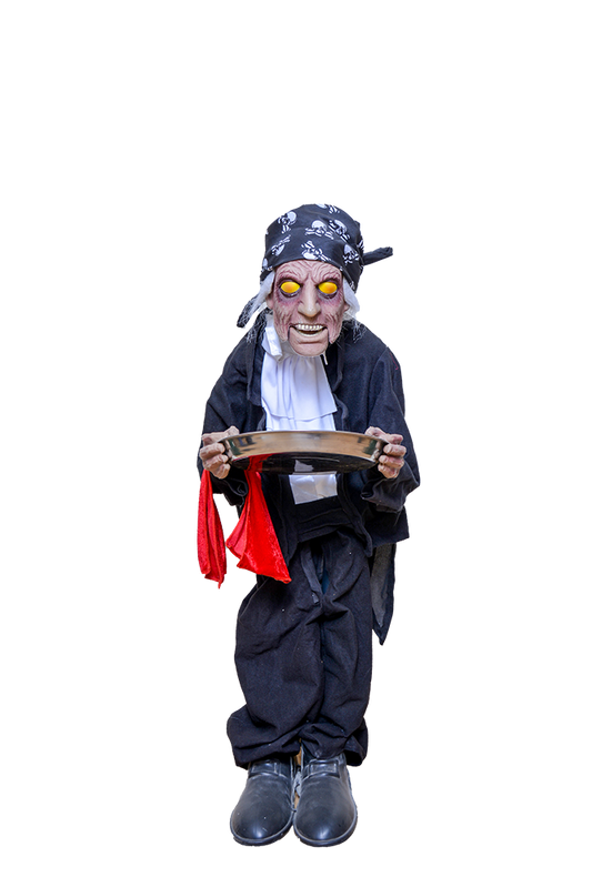 Animated butler character