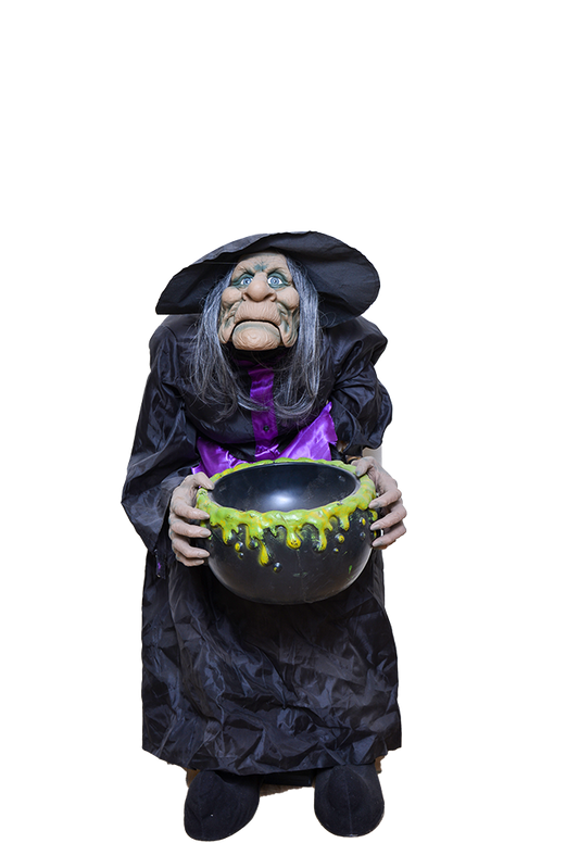 Animated Witch with bowl