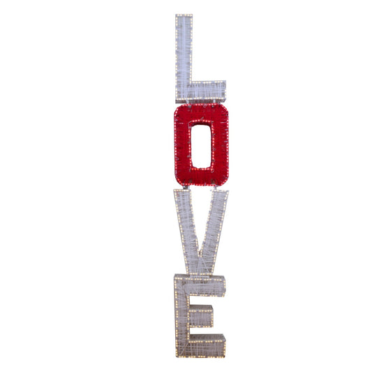Valentine lighting Love word