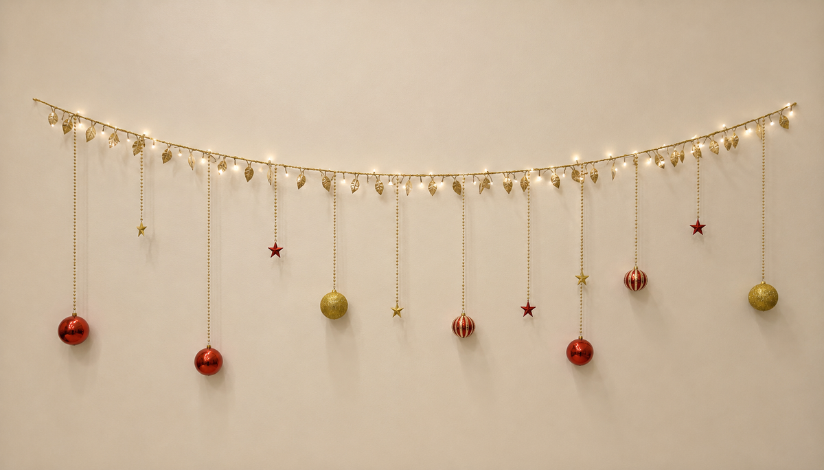 Star & Ornament Garland
