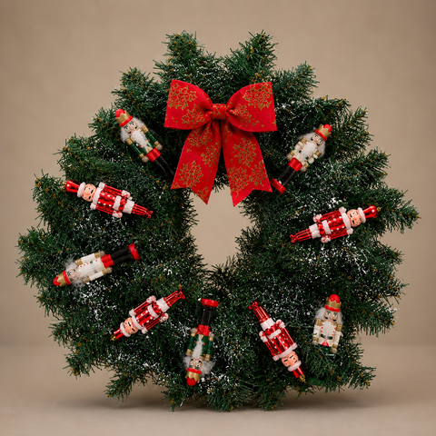 Classic Nutcracker Christmas Wreath
