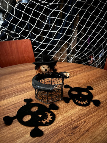 Halloween Witch Basket