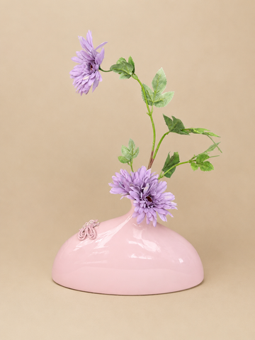 Blush Pink Ceramic Floral Arrangement