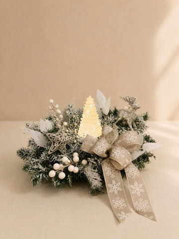 Silver Glow Centerpiece