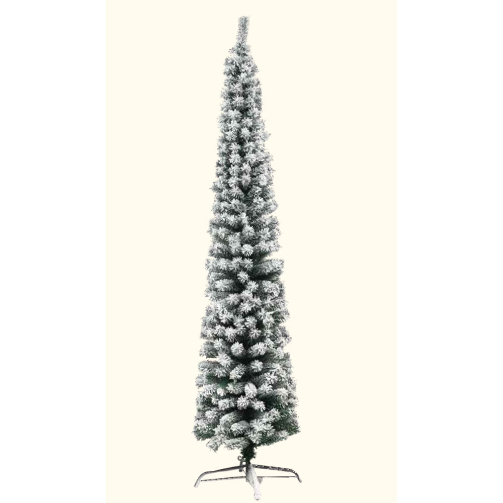 White Conical Christmas Tree 2.4 Meters