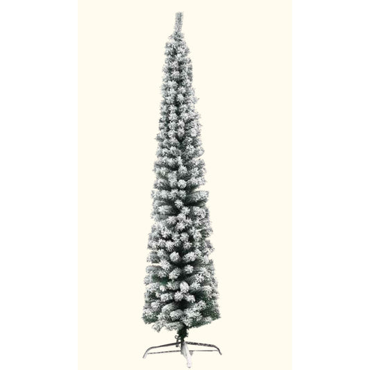 White Conical Christmas Tree 2.4 Meters