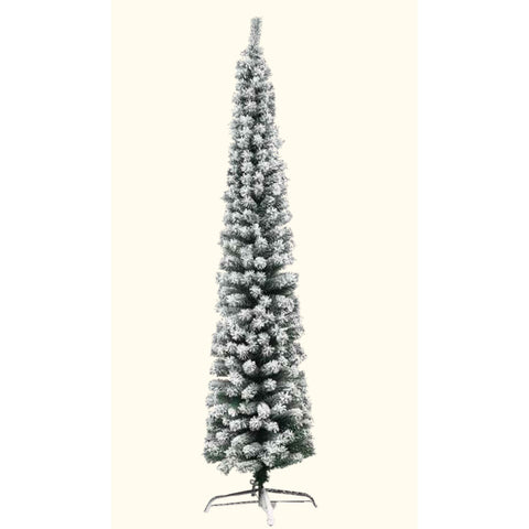 White Conical Christmas Tree 2.4 Meters