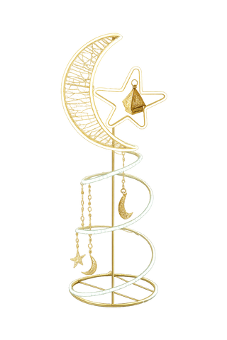 Spiral Crescent Floor Light