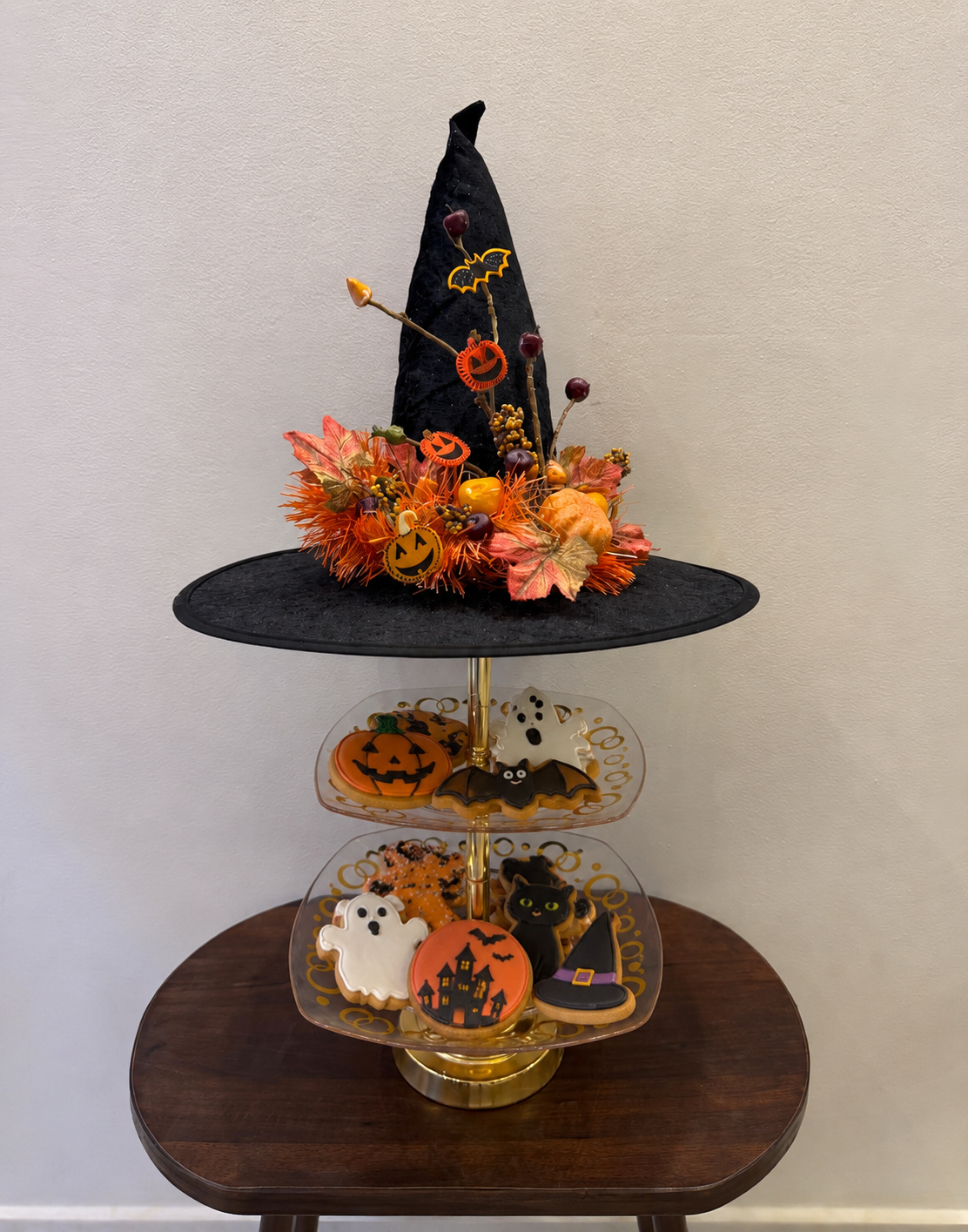 Halloween Two-Tier Treat Stand