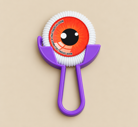 Purple Halloween Eyeball Noisemaker