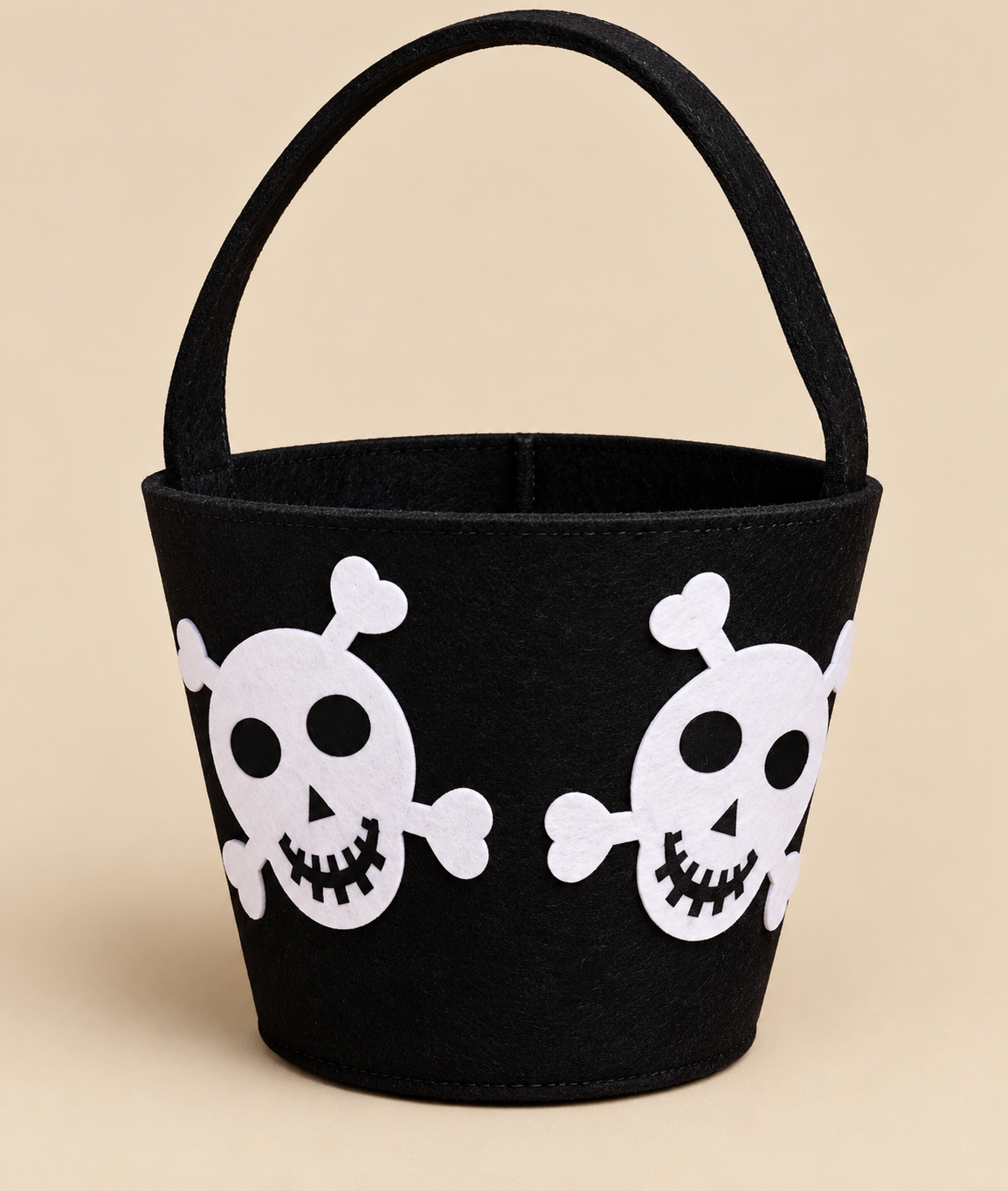Halloween Skull Trick-or-Treat Bucket