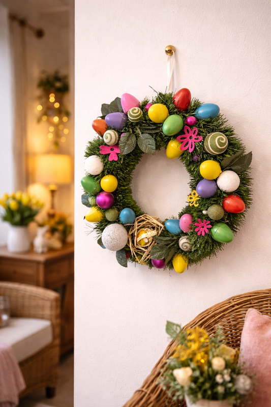Easter Egg Wreath