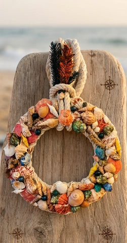 Rope Shell Wreath