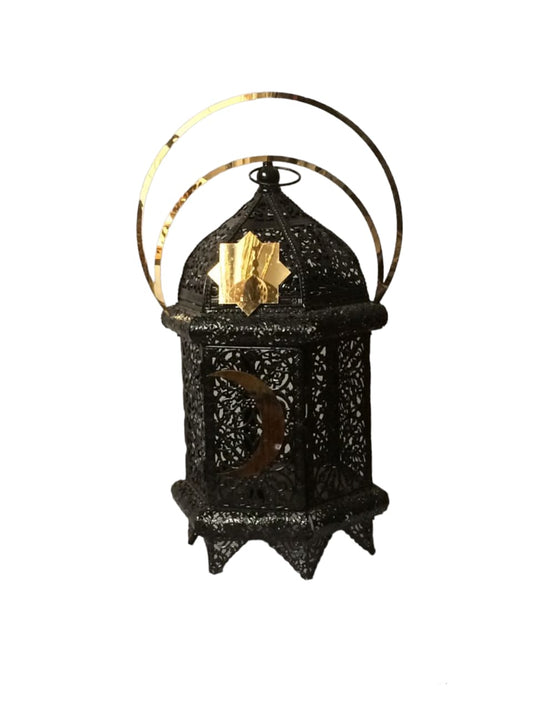 decorated black lantern