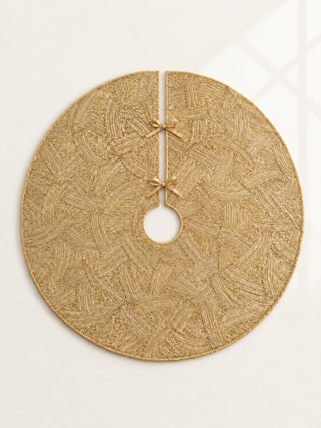 Gold Luxe Christmas Tree Skirt