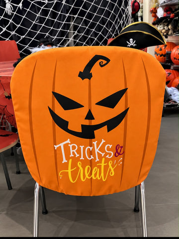 Halloween Pumpkin Chair Cover