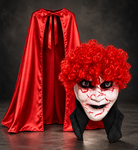 Creepy Red Clown Halloween Bundle