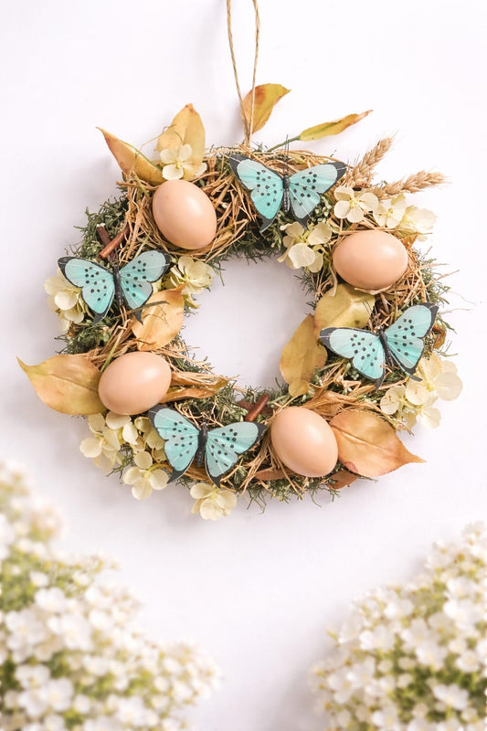 Natural Easter Nest Wreath