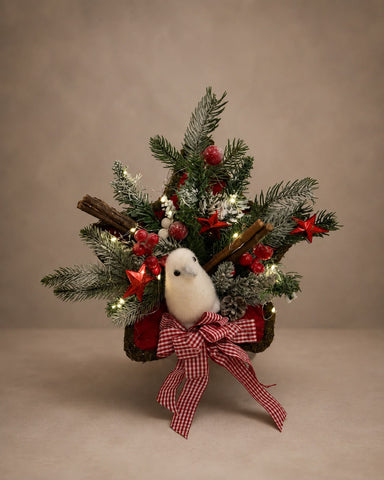 Rustic Christmas Centerpiece