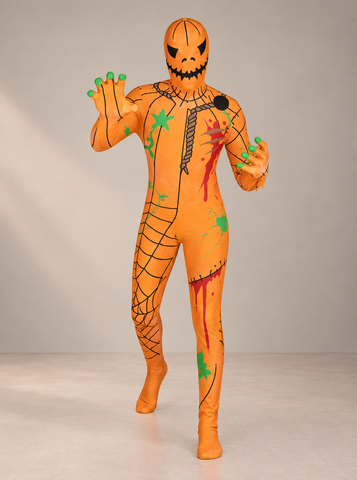 Halloween pumpkin monster costume