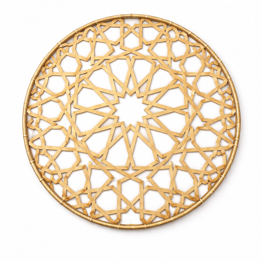 Round wood Geometric Wall Décor