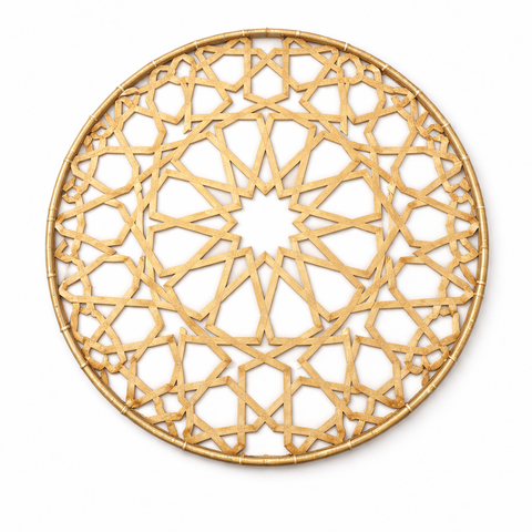 Round wood Geometric Wall Décor