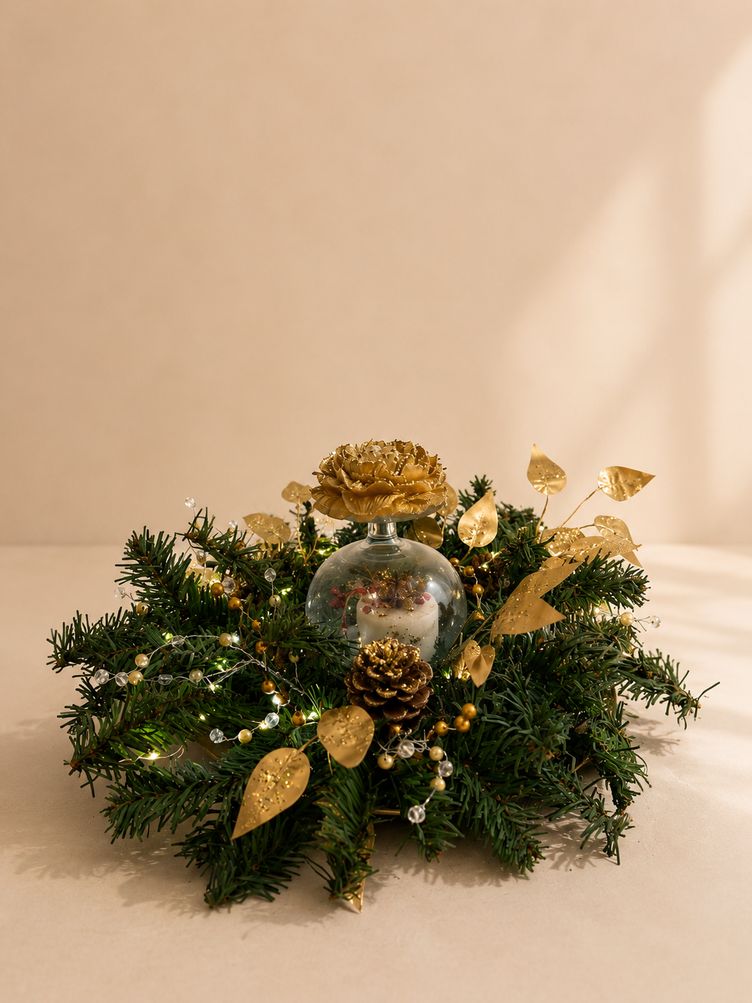 Golden Bloom Centerpiece