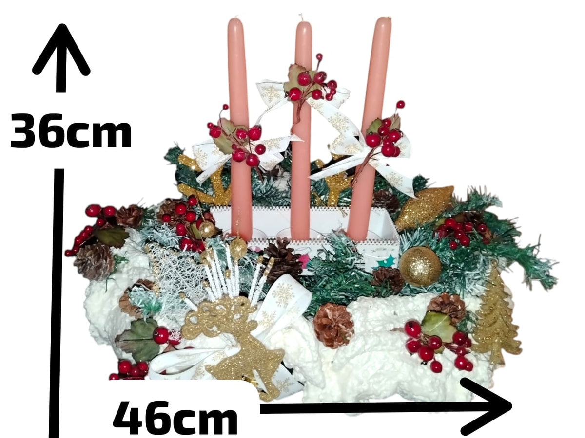 Garland candle holder