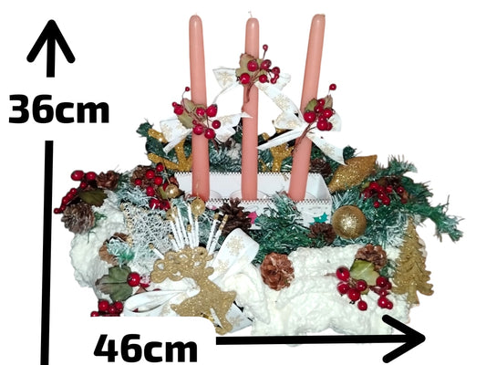 Garland candle holder
