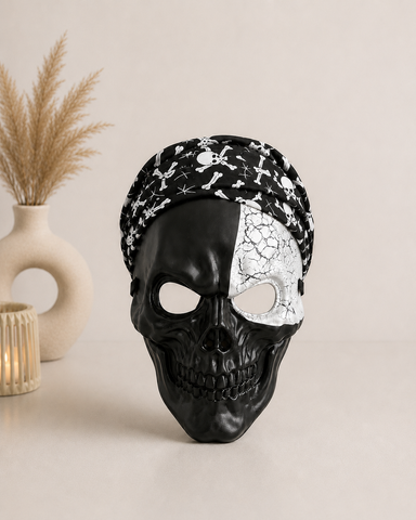 Split Skull Bandana Mask