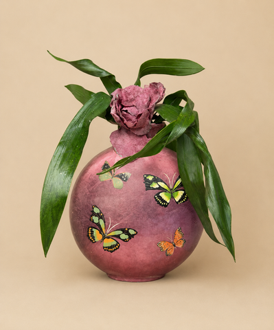 Butterfly Decorative Vase Arrangement
