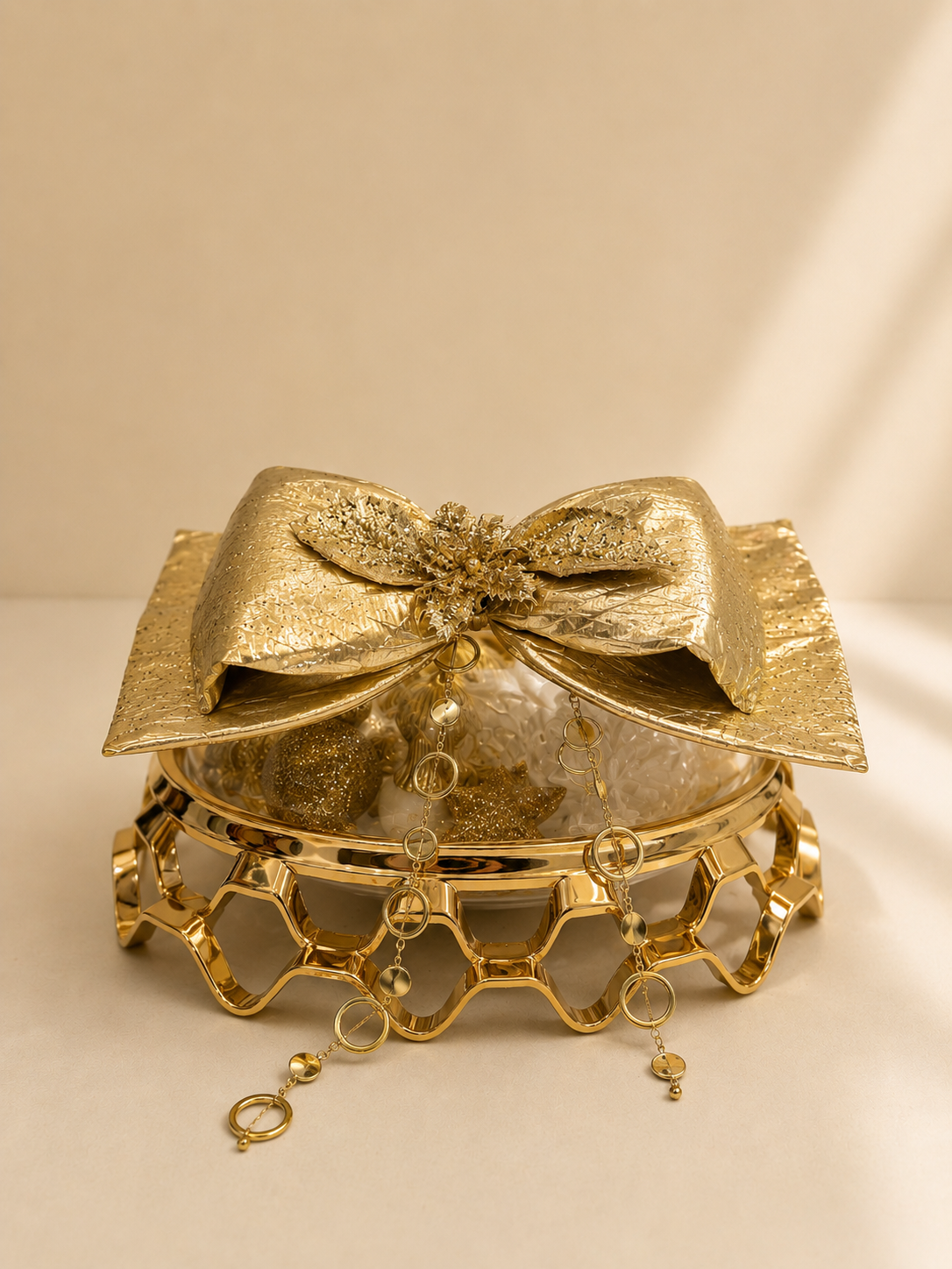 Golden Bow Display