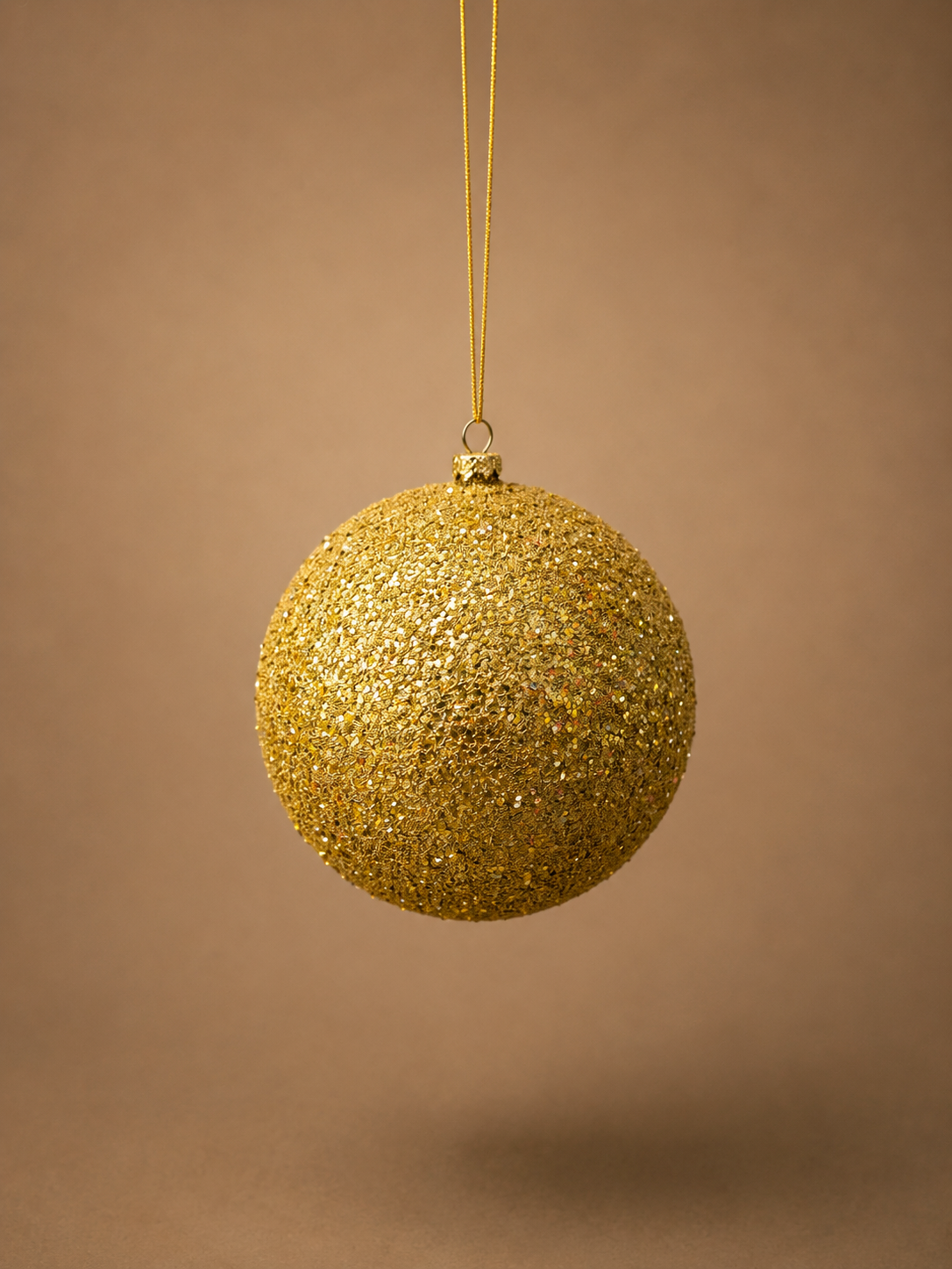 Golden Shimmer Christmas Bauble