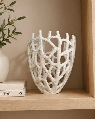 Textured Cut-Out Vase