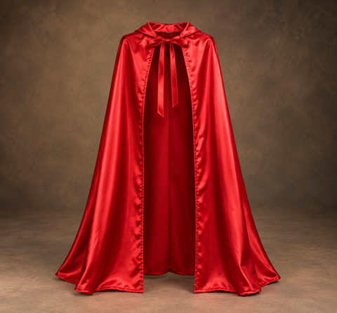 Kids’ Red Hooded Cape