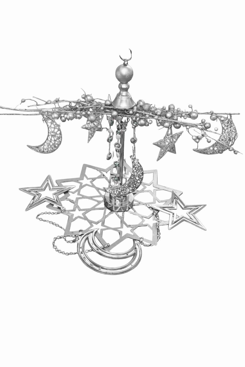 Silver Ramadan Centerpiece