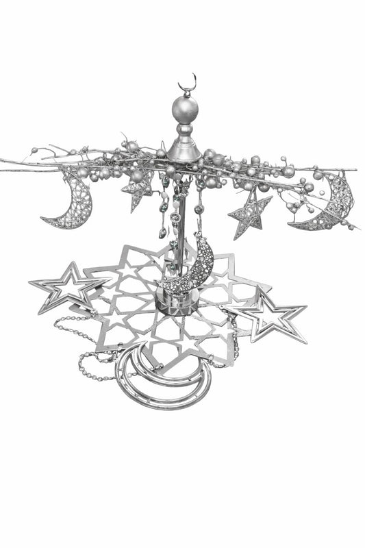 Silver Ramadan Centerpiece