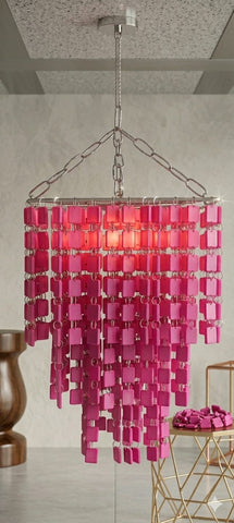 Cascade Beaded Ceiling Lamp