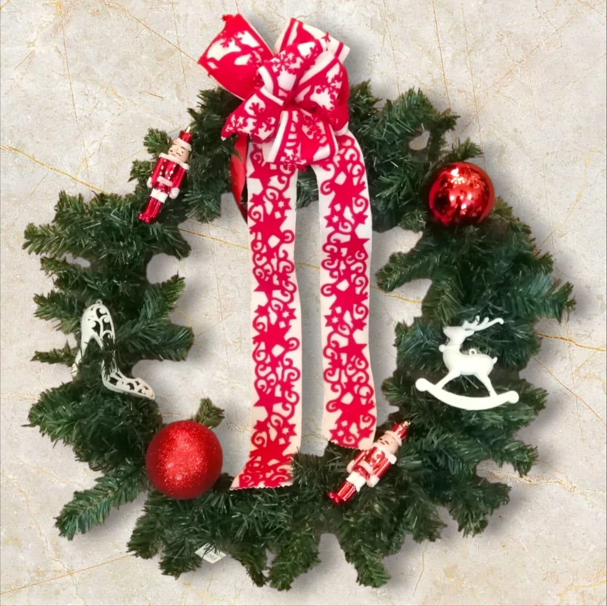 Frosted Berry Christmas Wreath