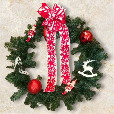 Frosted Berry Christmas Wreath