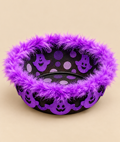 Halloween Ghost Treat Basket with Cover