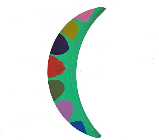 Ramadan Wooden Crescent: 6 x 26 cm