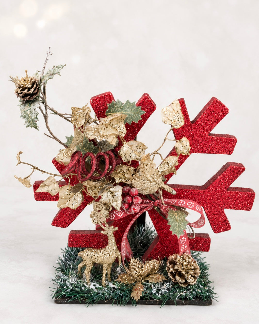 Festive Snowflake Display