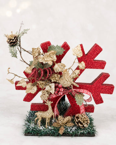 Festive Snowflake Display
