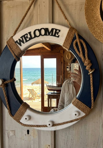 Coastal Welcome Mirror