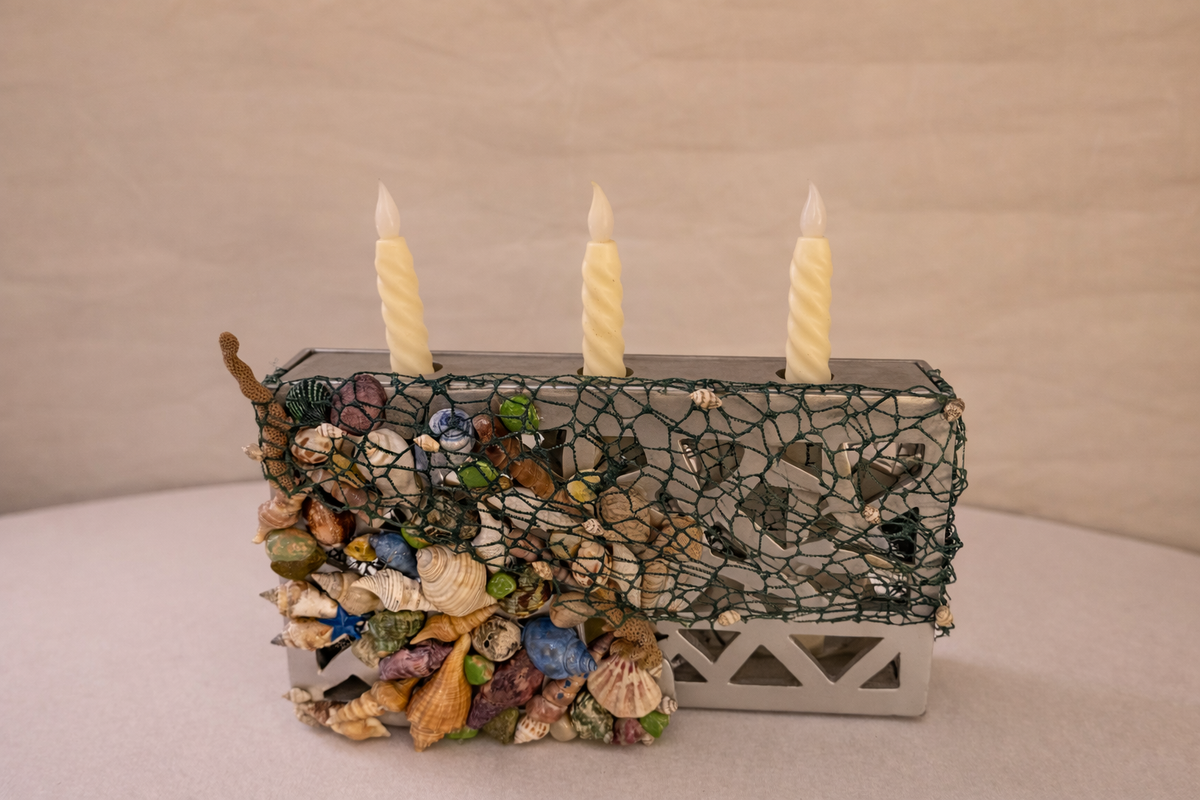 Seaside Glow Triple Candle Holder